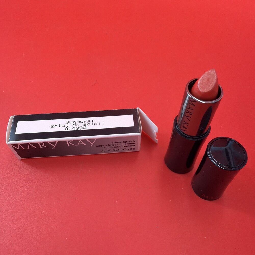 New No Box Mary Kay Creme Lipstick Sunburst #014394 Full Size Fast Ship